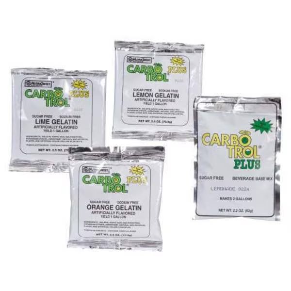 Carbotrol Assorted Citrus Gelatins 2.5 oz., PK18, Carbotrol, Mfr#: 610451